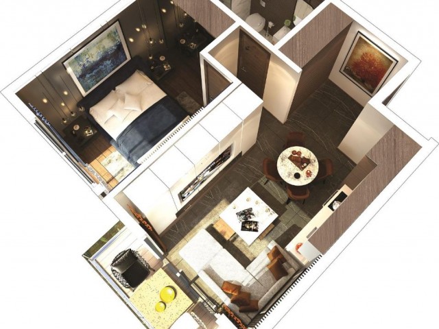 Luxury 1+1 apartment in GRAND SAPPHIRE RESORT