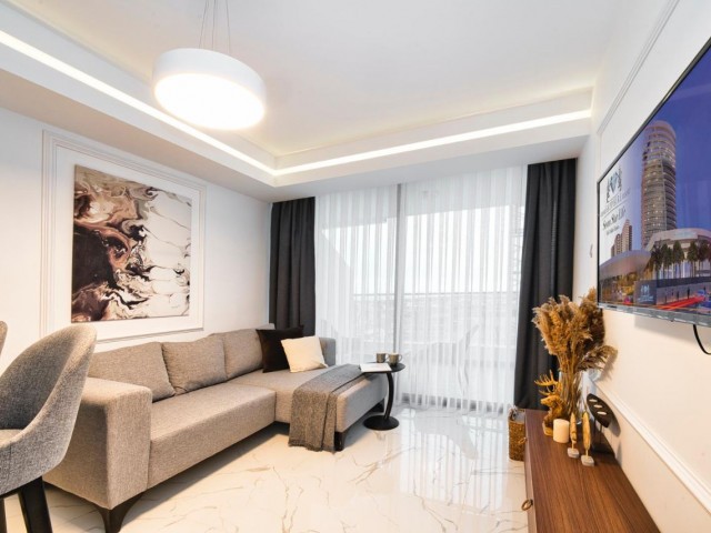Komplett möbliertes Luxus-1+1-Apartment im GRAND SAPPHIRE RESORT