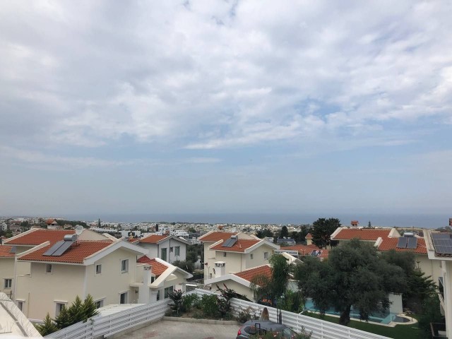 For sale, a 3+1 twin villa in Kyrenia - Alsancak. Fully furnished, with appliances, pool, fireplace, 100 meters to the English school. We speak Turkish, Russian, and English.