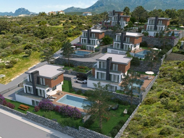 GIRNE CATALKOY 4+1 SATILIK VILLA. İngilizce, Türkçe, Rusça konuşuyoruz.