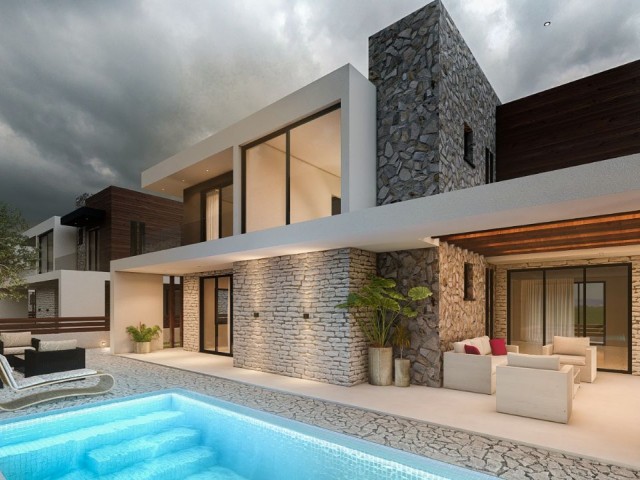 3+1 Maisonette-Villa, Yeni Boğaziçi, 230 m² mit privatem Pool