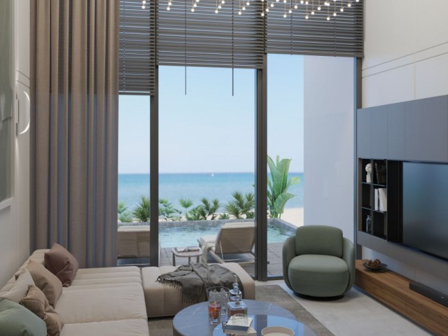 Luxury Penthouse 2+1 loft flat for sale. Esentepe