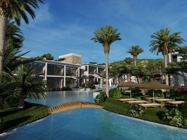 Embrace the Ultimate Beachfront Living Experience in North Cyprus 1+1, 2+1, 3+1, 4+1 and villas. 