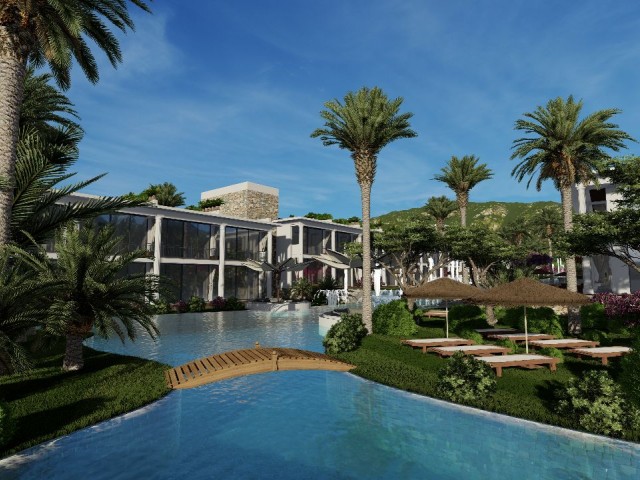 Embrace the Ultimate Beachfront Living Experience in North Cyprus 1+1, 2+1, 3+1, 4+1 and villas
