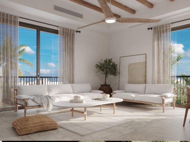 3-bedroom Flat Project With Garden From The Leading Construction Company On North Cyprus. Alsancak