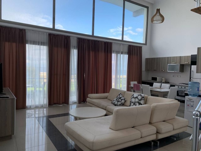 2+1 Luxurious Sea-View Duplex for Rent in Lapta. Will be ready to move in after May 8th