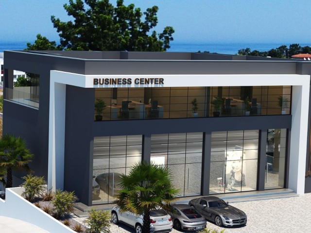 In Kyrenia, Karakum, shop loft spaces are for sale in a newly constructed business center