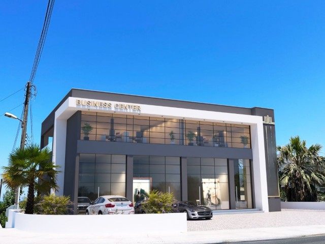 In Kyrenia, Karakum, shop loft spaces are for sale in a newly constructed business center