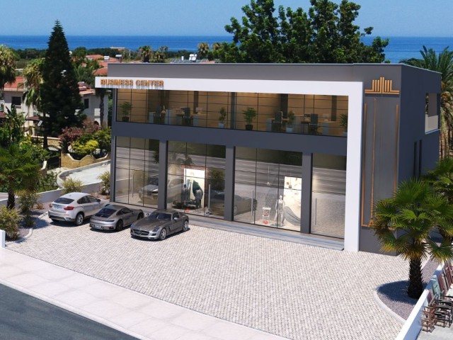 Im in Karakum, Kyrenia, errichteten Geschäftszentrum werden Büroloftflächen zum Verkauf angeboten.