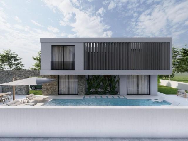 4+1 Luxury Villa with Private Pool in Exclusive Complex in Karsiyaka