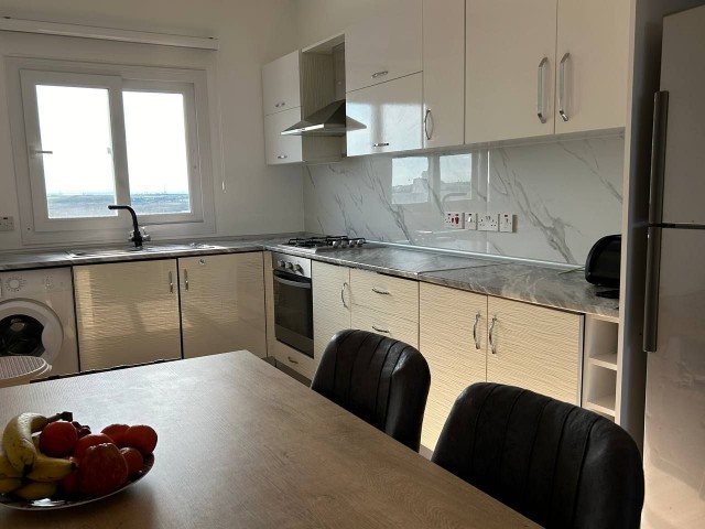 Famagusta, flat for sale - 2+1 penthouse with sea view, 40m2 terrace, furnished.