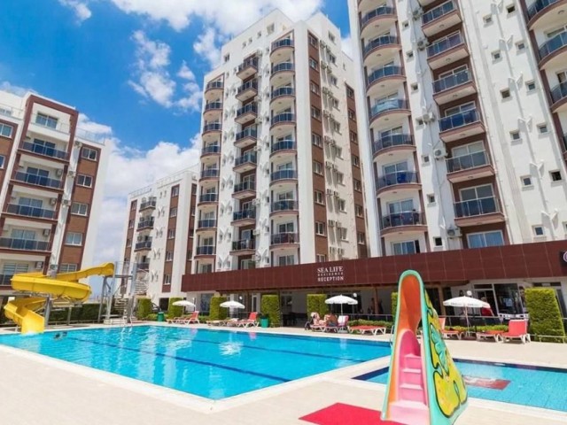 İskele - Long Beach complex See life, 1+1 apartment for sale, with furniture and household appliances.