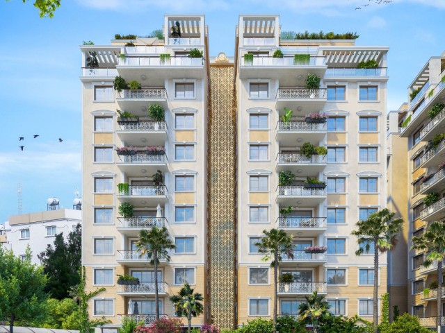 2+1 flat for sale in the modern Phoenix complex, new from the owner, in Kyrenia Center!!! It has mountain and sea views.