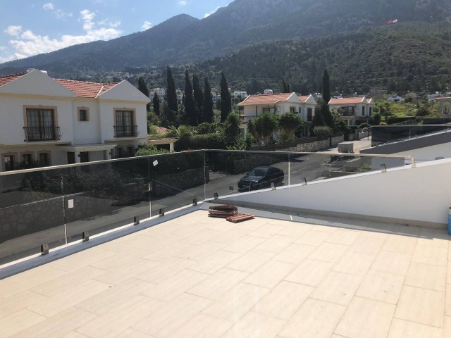 New 3+1 villa for sale with sea and mountain views in Kyrenia - Lapta