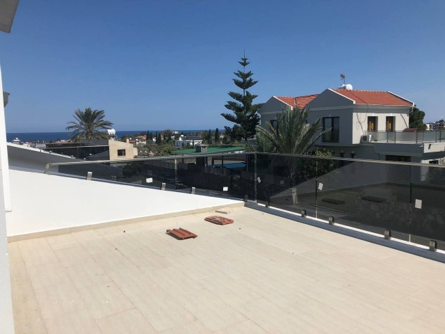 New 3+1 villa for sale with sea and mountain views in Kyrenia - Lapta