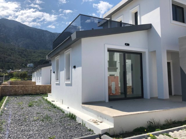 New 3+1 villa for sale with sea and mountain views in Kyrenia - Lapta