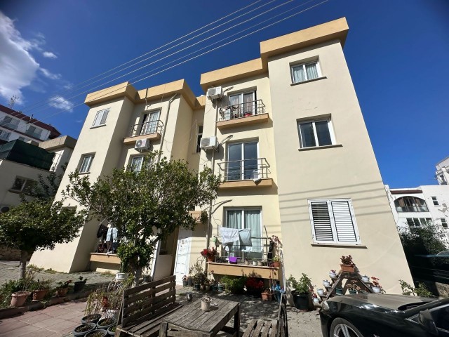 2+1 furnished and white goods flat for sale in Kyrenia. It is suitable for bank loan.