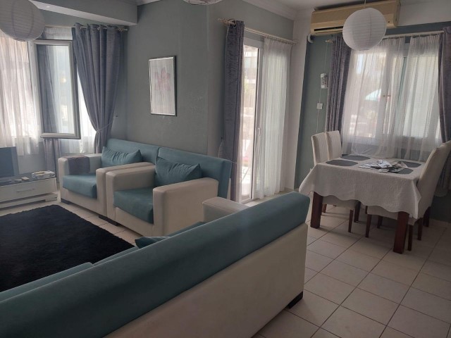 3+1 flat for sale in Alsancak residential area, with swimming pool on site, flat area 115m2