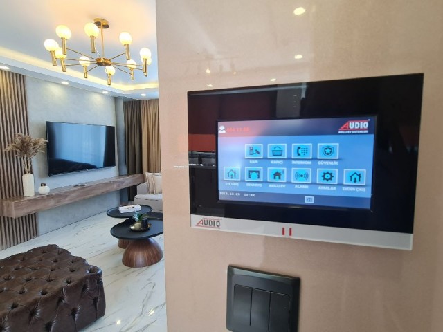 2+1 flat for sale in a prestigious residence in Kyrenia