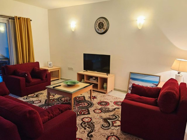 2+1 flat for sale in Iskele - Sofakee, at an attractive price, with two balconies, two bathrooms, fully furnished