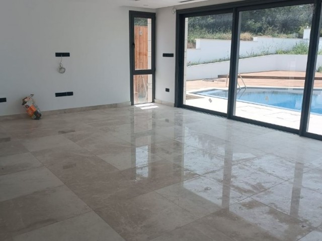 Newly completed 3+1 villa with large garden and pool for sale in the center of Kyrenia