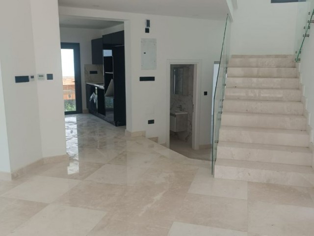 Newly completed 3+1 villa with large garden and pool for sale in the center of Kyrenia