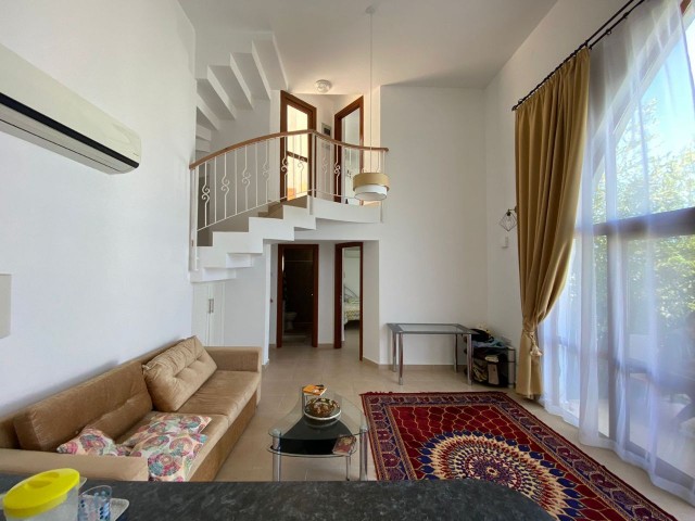 2+1 villa in Edremit for rent. In great residential complex located on mountains with panoramic sea view
