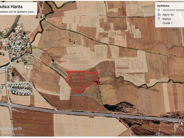 FIELD FOR SALE IN FAMAGUSTA - KURUDERE ** 