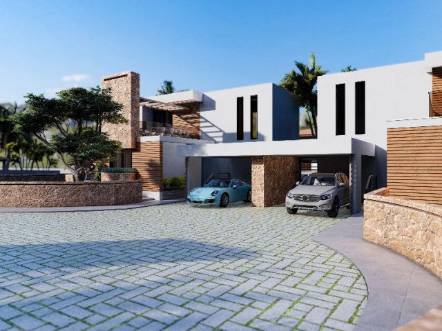 Turkish Title Modern New Villa in Ozankoy Kyrenia