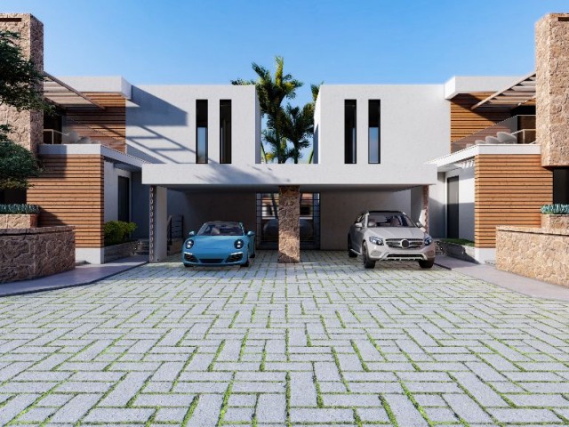 Turkish Title Modern New Villa in Ozankoy Kyrenia