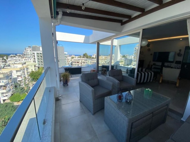 STUNNING 3 BEDROOM PENTHOUSE ON THE WHOLE TOP FLOOR WITH TERRACING ALL AROUND – TURKISH TITLE DEED