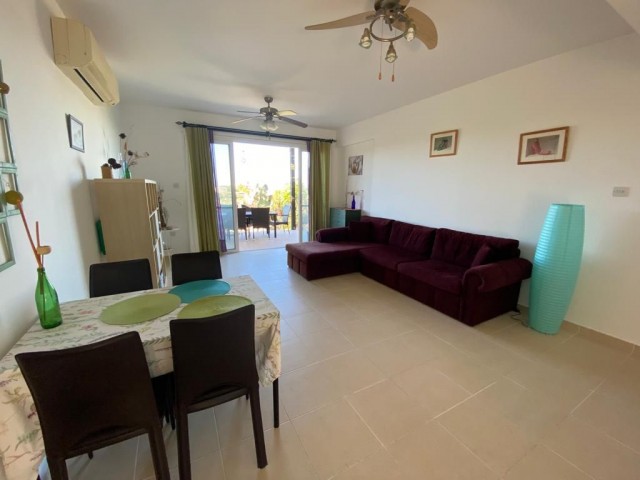 FURNISHED 2 BEDROOM GARDEN APARTMENT WITH LOVELY SEA AND MOUNTAIN VIEWS – FULL INDIVIDUAL TITLE DEED IN OWNERS NAME