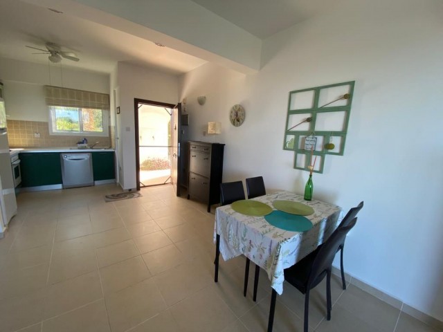 FURNISHED 2 BEDROOM GARDEN APARTMENT WITH LOVELY SEA AND MOUNTAIN VIEWS – FULL INDIVIDUAL TITLE DEED IN OWNERS NAME