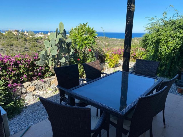 FURNISHED 2 BEDROOM GARDEN APARTMENT WITH LOVELY SEA AND MOUNTAIN VIEWS – FULL INDIVIDUAL TITLE DEED IN OWNERS NAME