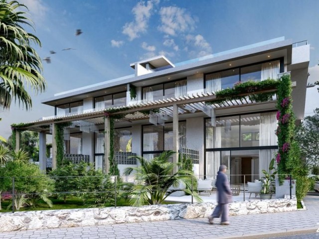 1 yatak odalı, 2 banyolu bahçeli loft daire, Tatlısu'nun huzurlu bir bölgesinde bir vadinin kenarında yer alan çarpıcı yeni bir projede!