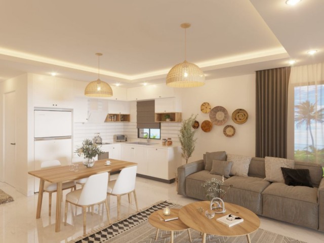 Tatlısu'nun Huzurlu Bir Bölgesinde Bir Dere Kenarında Yer Alan Çarpıcı Yeni Projede 100 m² Teraslı Geniş 2 Yatak Odalı, 2 Banyolu Penthouse