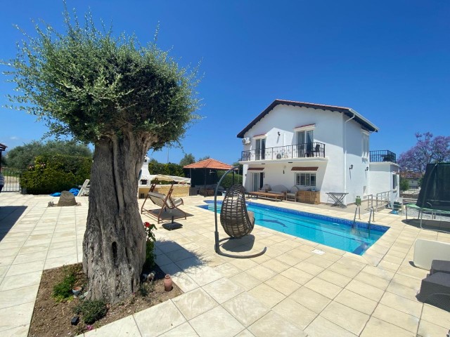 Spacious And Welcoming 4 Bedroom Villa With A Secure, Wrap Around Garden In A Popular Village Setting, Amidst The Breath Taking Mountain Backdrop, Ozankoy