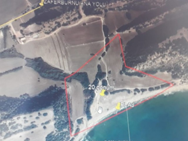 0 land for sale by the sea in Dipkarpaz region.