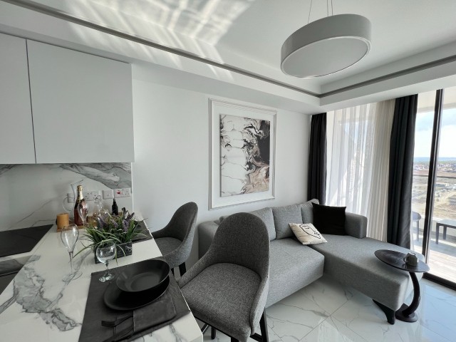 آپارتمان 1+1 با نمای باورنکردنی در طبقه 25 پروژه گراند سافایر