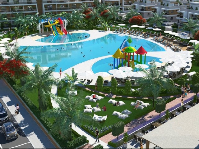 Royal Sun Elit’te Hazır 1+1 Daire Bahçe Kat Aquamarin Blok