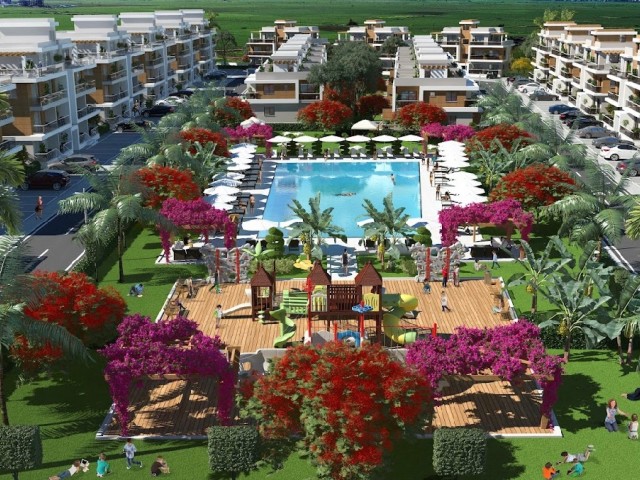 Royal Sun Elit’te Hazır 1+1 Daire Bahçe Kat Aquamarin Blok