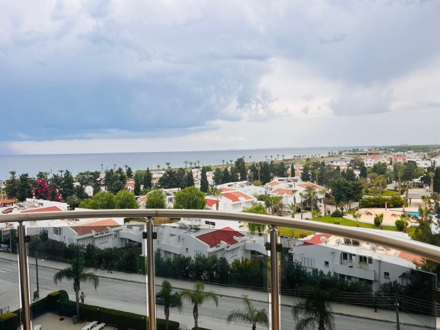 1+1 Flat For Sale With Sea and Pool View With Ready Title Deed