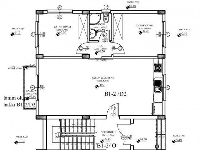 A 2-bedroom apartment ready to move to a quality furnished apartment within walking distance of the sea ** 