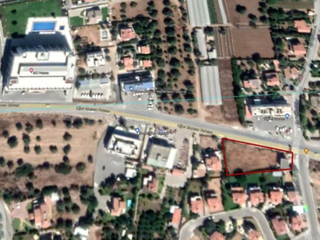 Commercial Land for Sale in Çatalköy, Girne, on the Kyrenia Main Road and Main Artery ** 