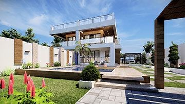 3+1, 2+1, 1+1, Detached Villa, Flat and Studio Flat Options in Esentepe Modern Residence Complex ** 