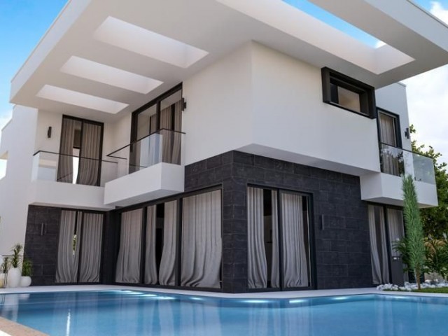 Sehr moderne 4+1 Villa mit großem Garten und Pool in Kyrenia, Chatalköy ** 