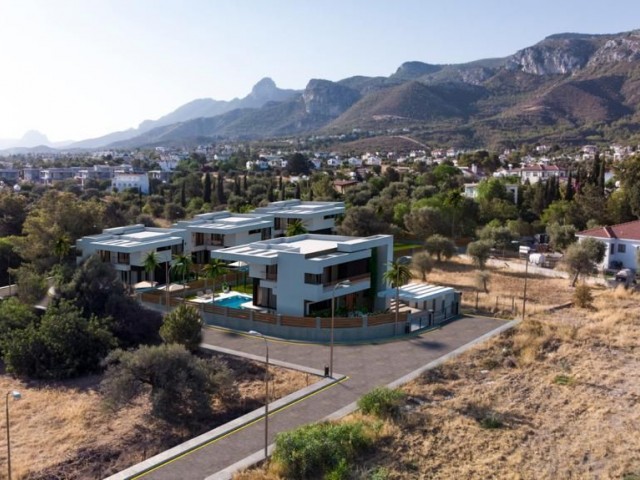 Sehr moderne 4+1 Villa mit großem Garten und Pool in Kyrenia, Chatalköy ** 