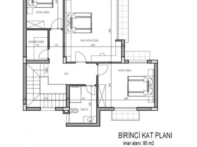 Girne, Çatalköy'de Oldukça Modern 4+1 Geniş Bahçeli ve Havuzlu Villa