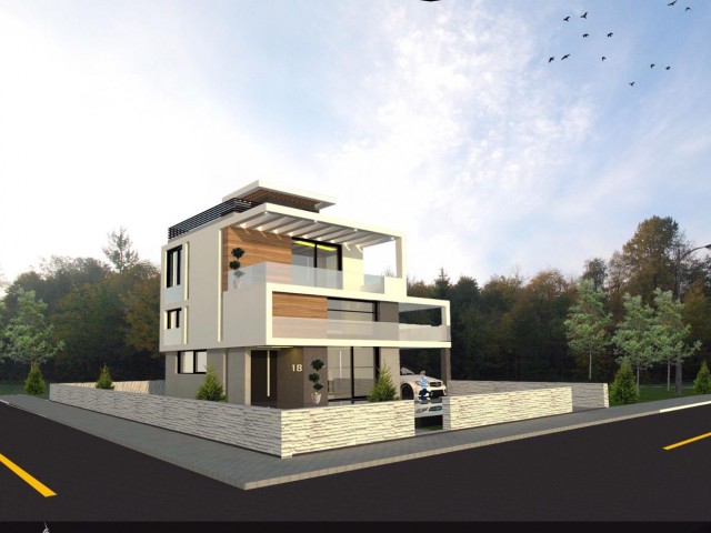 Modern Triple Twin Villas with a Magnificent Pool Located in Kyrenia Karaoglanoglu ** 