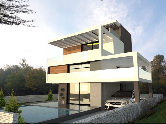 Modern Triple Twin Villas with a Magnificent Pool Located in Kyrenia Karaoglanoglu ** 